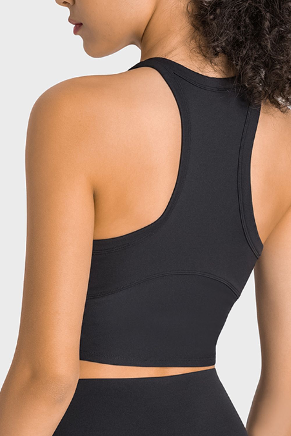 The Samantha Racerback Cropped Sports Tank