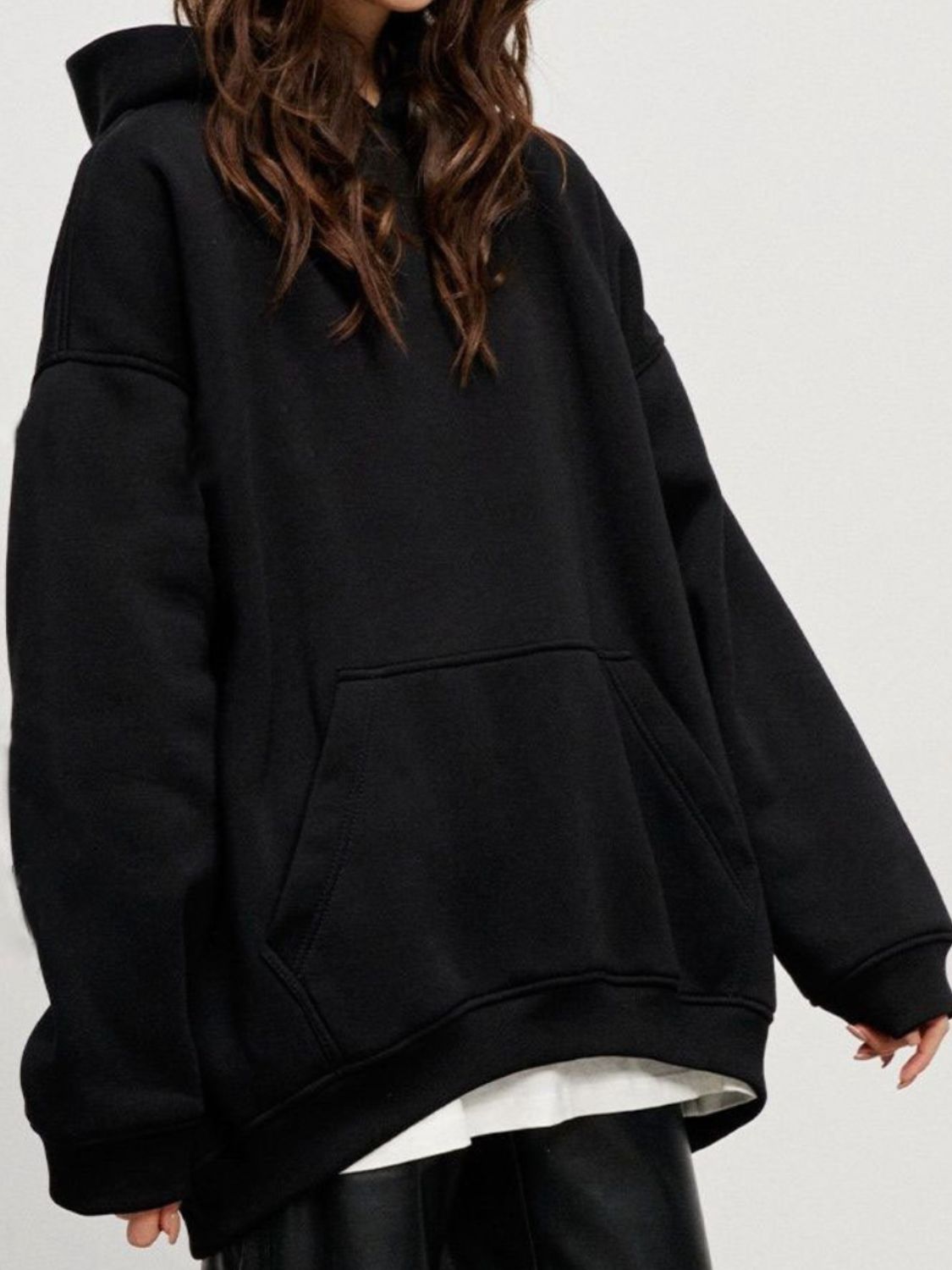 The Caitlin Dropped Shoulder Long Sleeve Hoodie