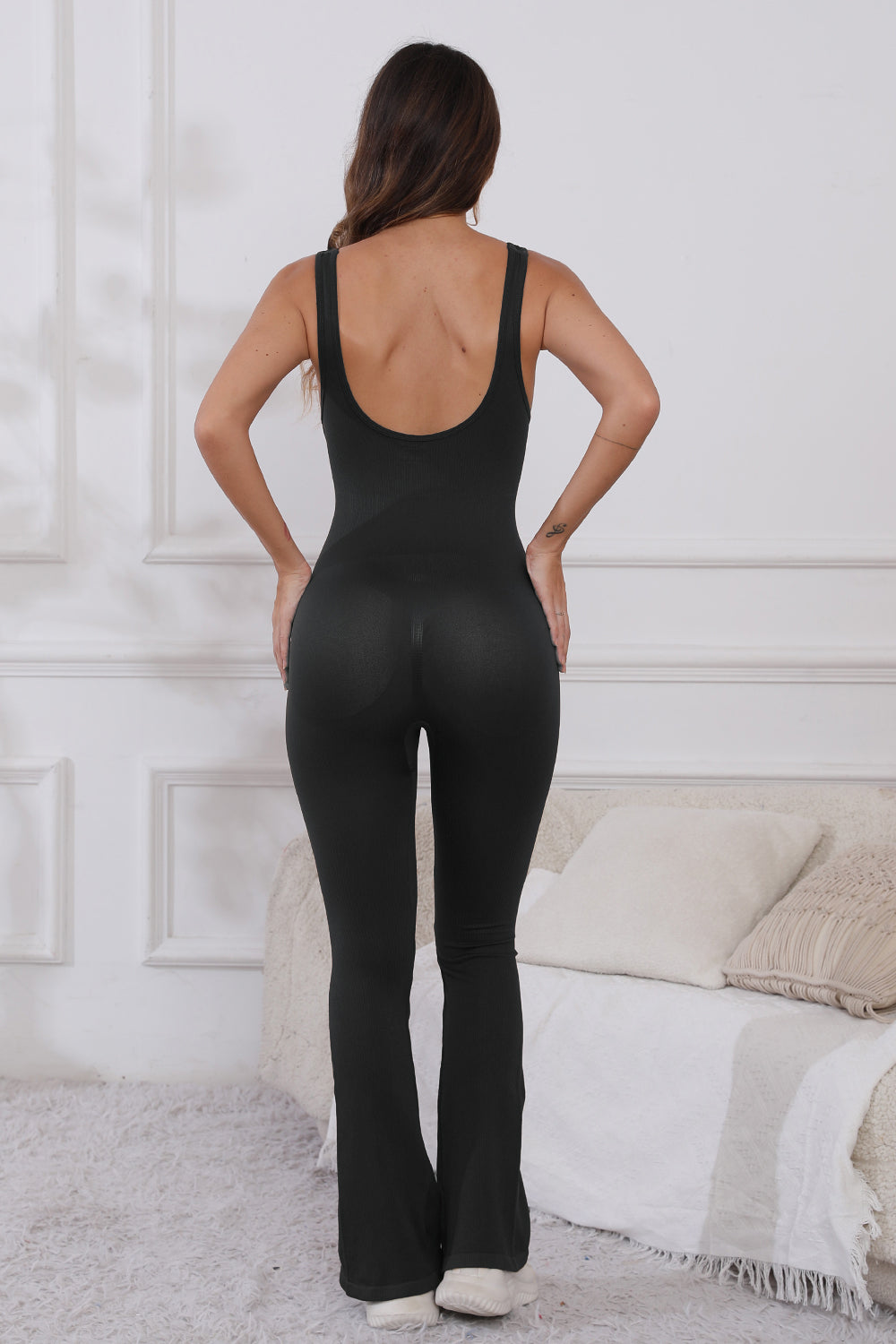 The Cheryl  Wide Strap Active Jumpsuit