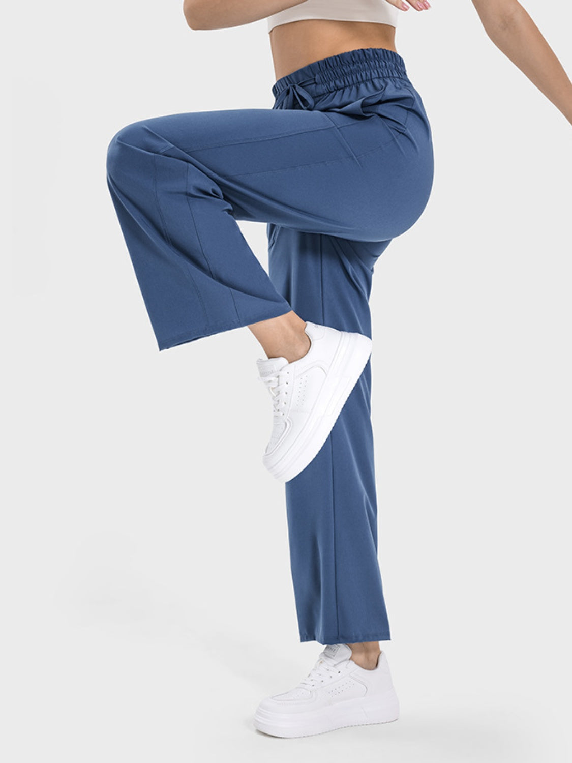 The Nicole Drawstring Pocketed Active Pants