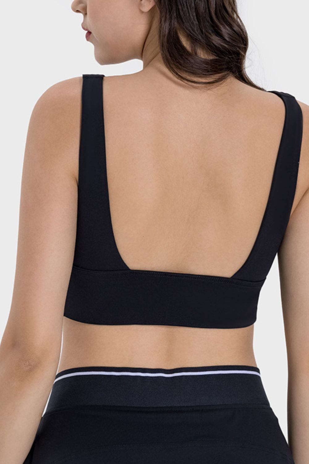 The Samantha Backless Wide Strap Active Bra