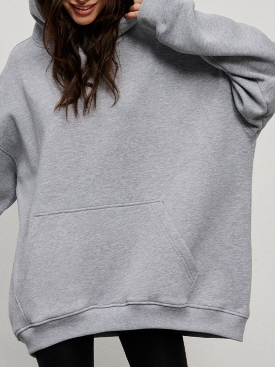 The Caitlin Dropped Shoulder Long Sleeve Hoodie