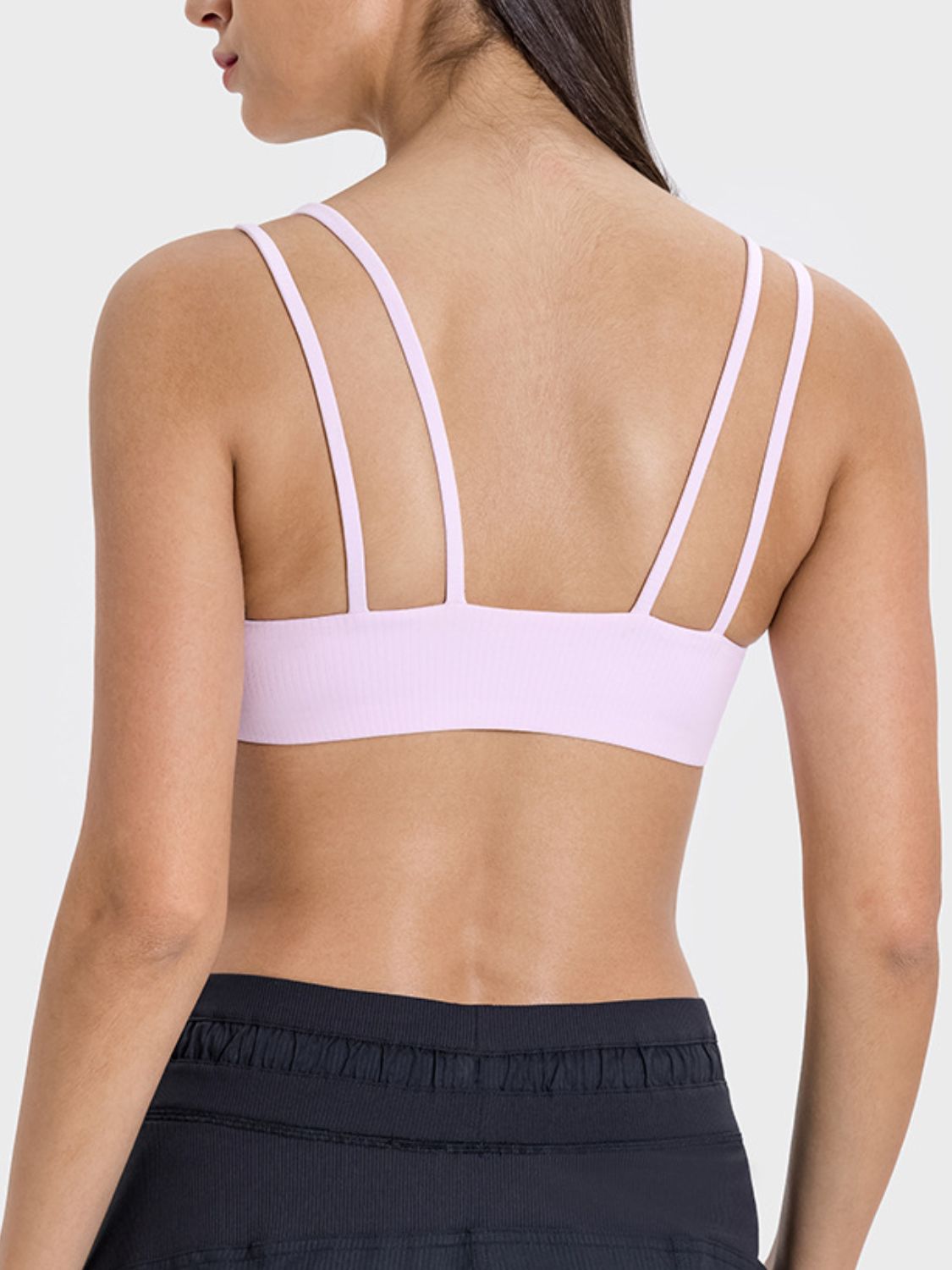 The Caitlin Scoop Neck Double Strap Active Cami