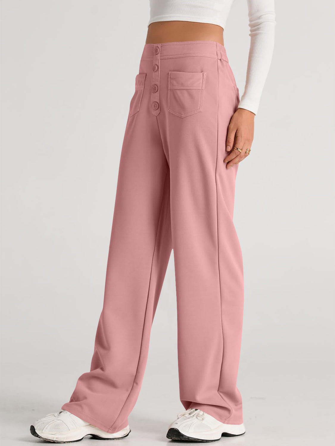 The Caitlin High Waist Wide Leg Pants