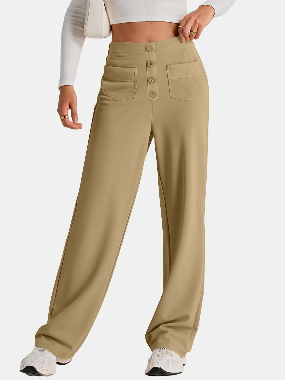 The Caitlin High Waist Wide Leg Pants